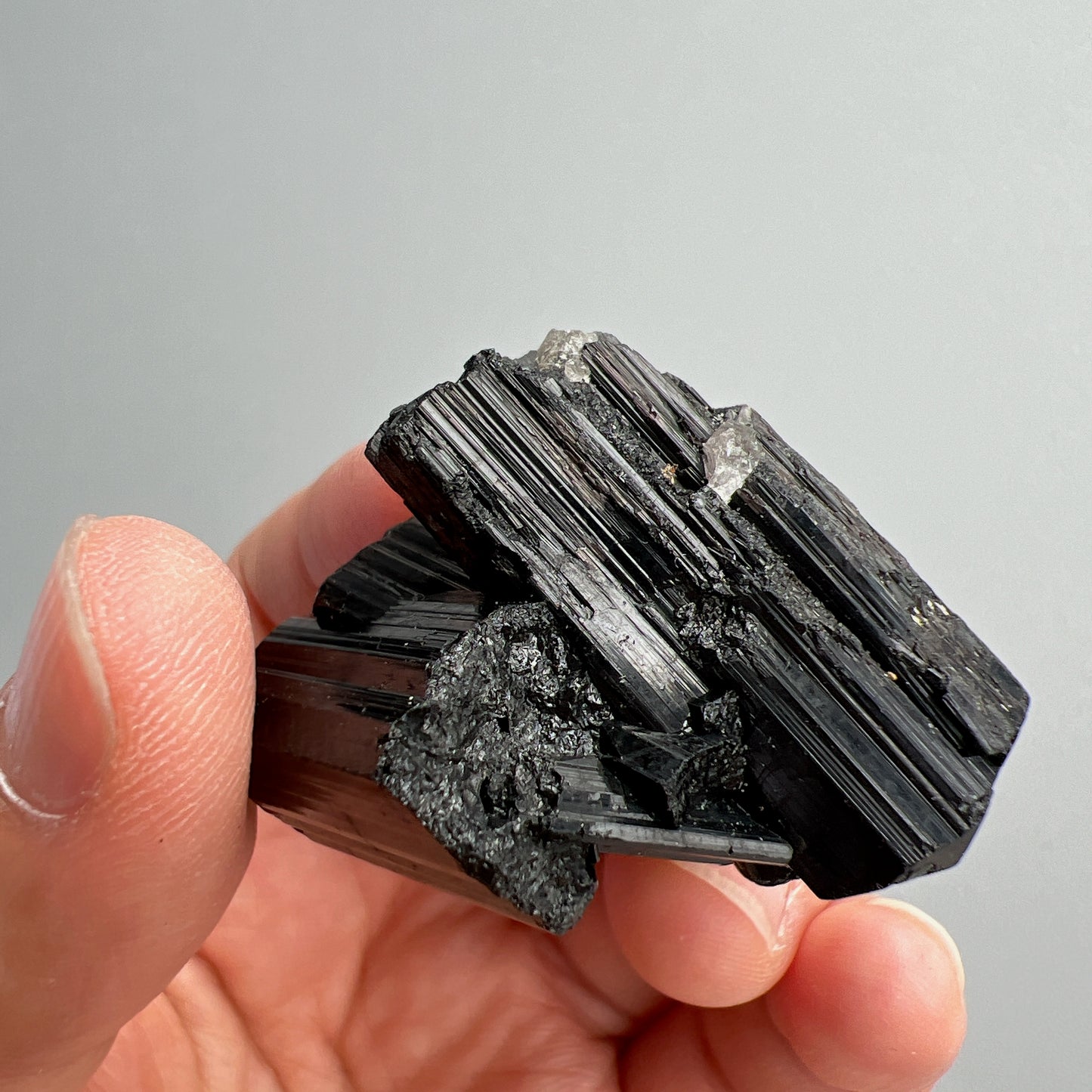 這次購入一批莫桑比克亮面精品黑碧璽原石, 有部份更是罕見的花形,每一顆都是非常精緻,紋路清晰,非常值得收藏。 黑碧璽 -可排除身上及空間的濁氣、病氣 -避邪化凶,避開不乾淨的邪物 -吸收負面能量,消除負能量