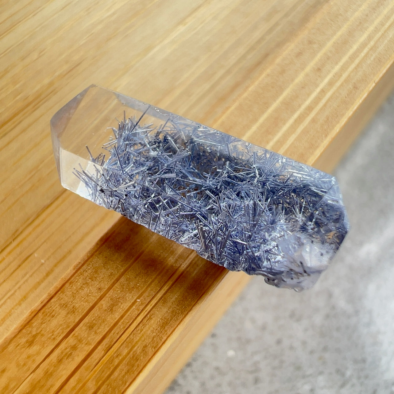Dumortierite Quartz 藍線石