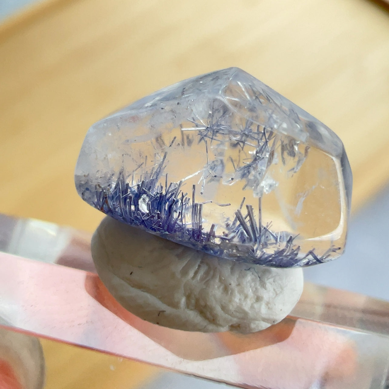 Dumortierite Quartz 藍線石
