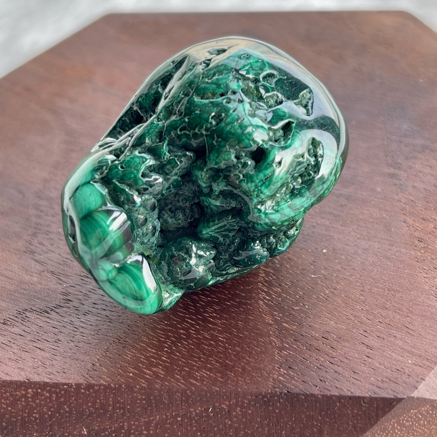 孔雀石 tumbled stone
