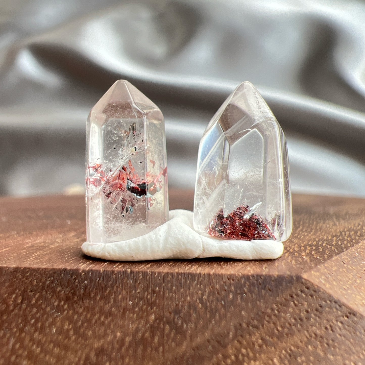 紅超7 mini point(白水晶內含鐵氧化物) code 9