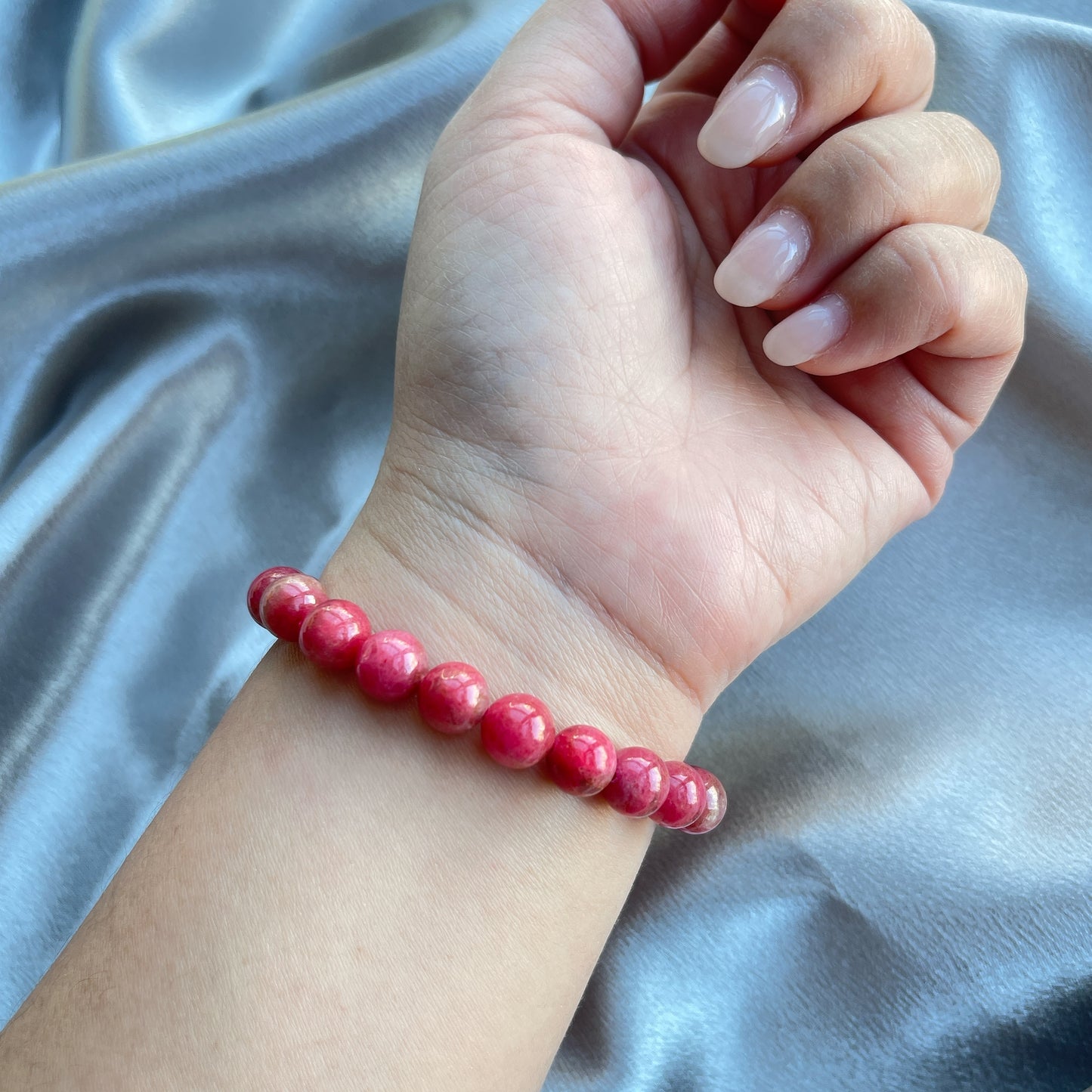 玉化薔薇輝石手串 Code 002