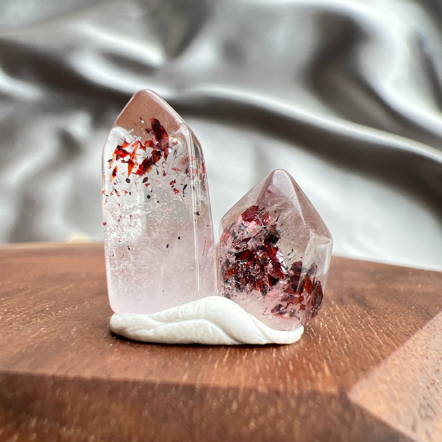 紅超7 mini point(白水晶內含鐵氧化物) code 8