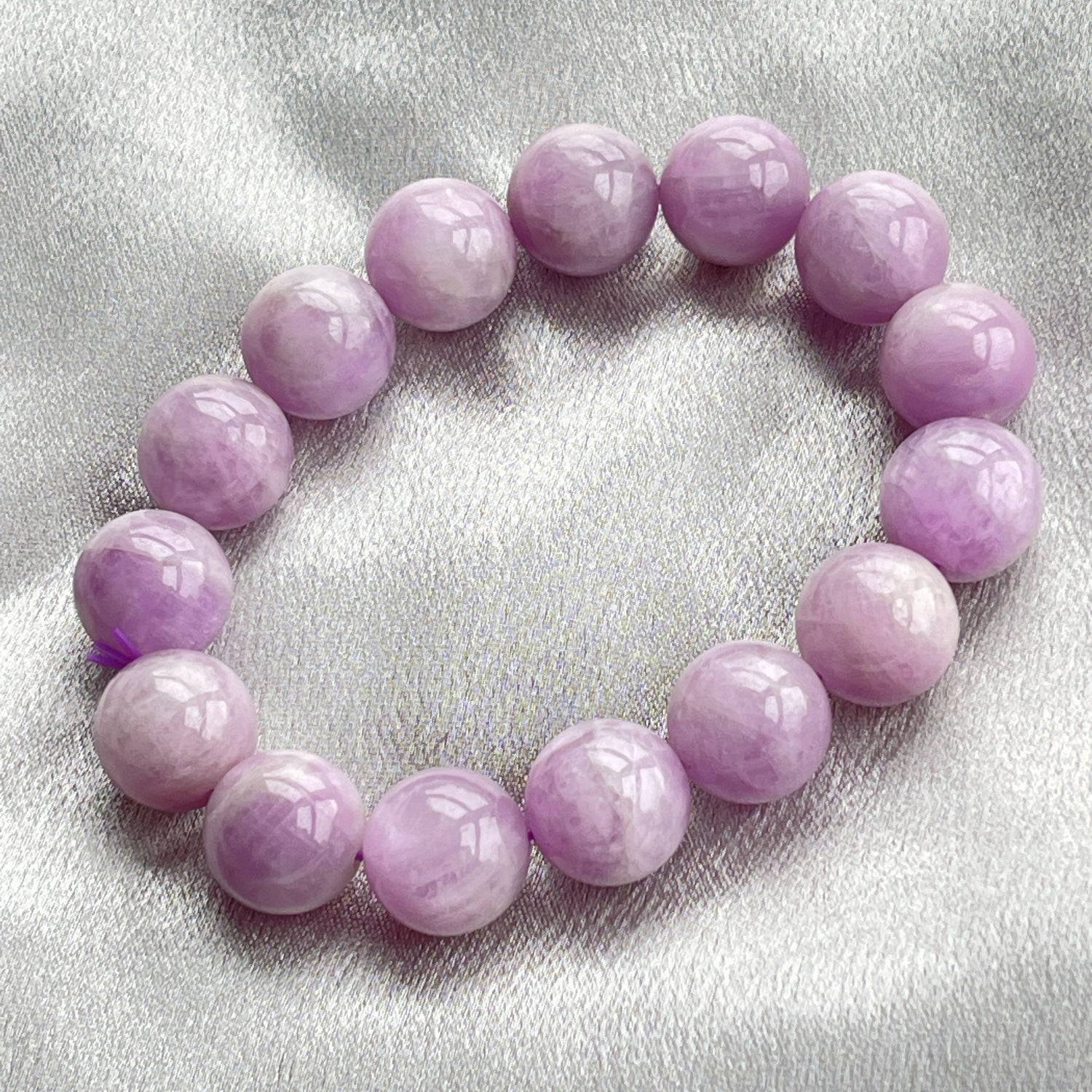 kunzite bracelet 紫鋰輝手串