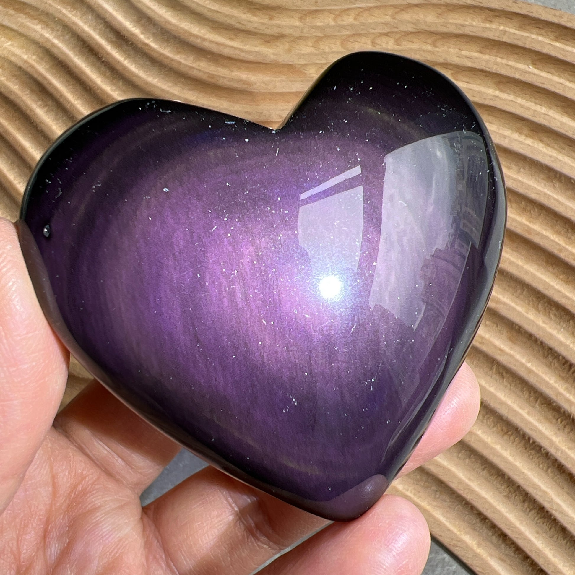 紫曜石心

-辟邪，保平安

-吸負能量，防小人

-舒緩壓力，消除疲勞