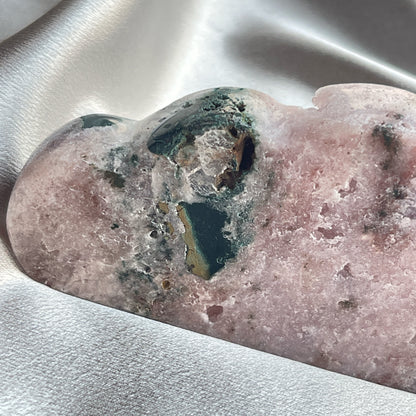 Pink Amethyst Cloud Carving 巴西直送粉紅紫晶雲朵擺件