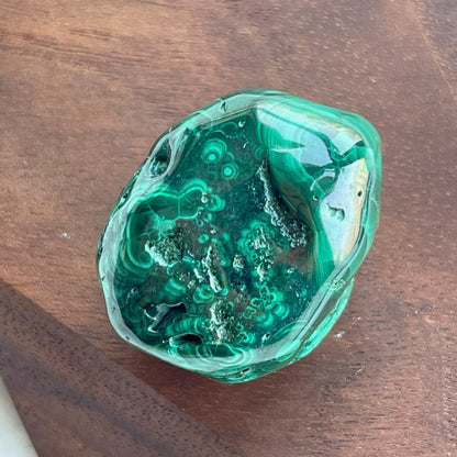 孔雀石 tumbled stone