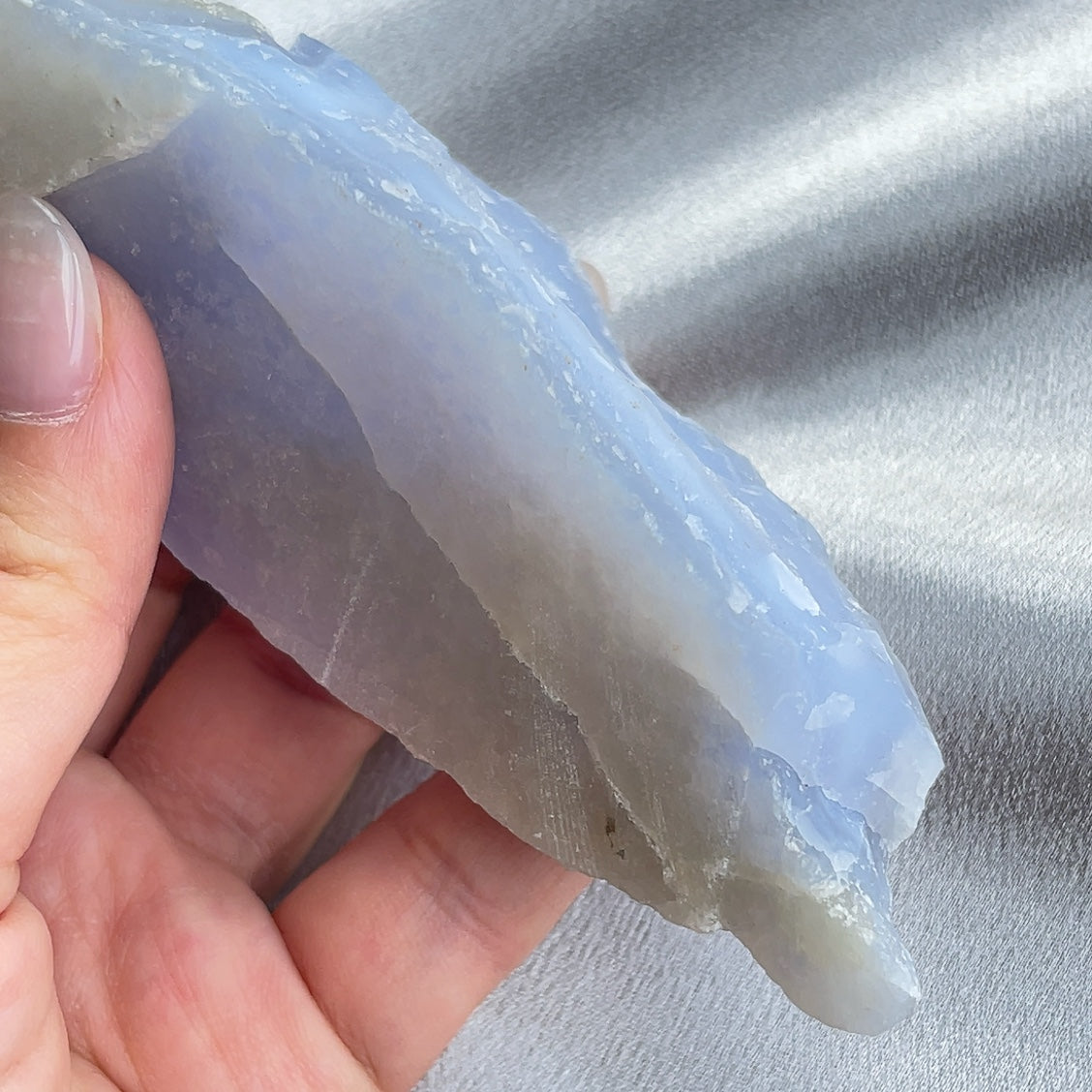 Blue Lace Agate Raw Stone藍紋瑪瑙原礦