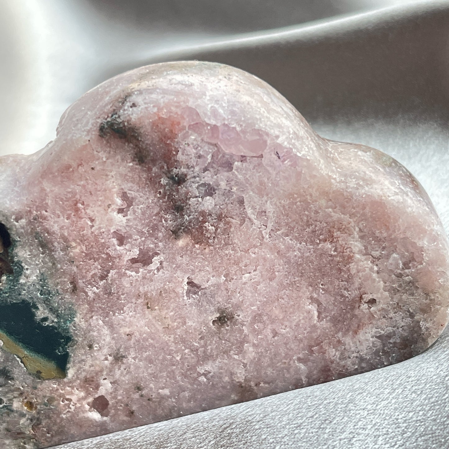 Pink Amethyst Cloud Carving 巴西直送粉紅紫晶雲朵擺件