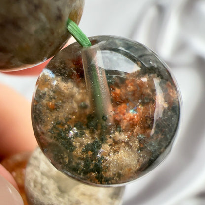 Garden Quartz 半盤彩幽靈手串