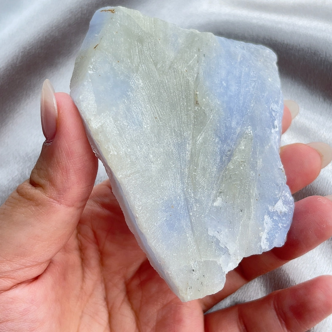 Blue Lace Agate Raw Stone藍紋瑪瑙原礦