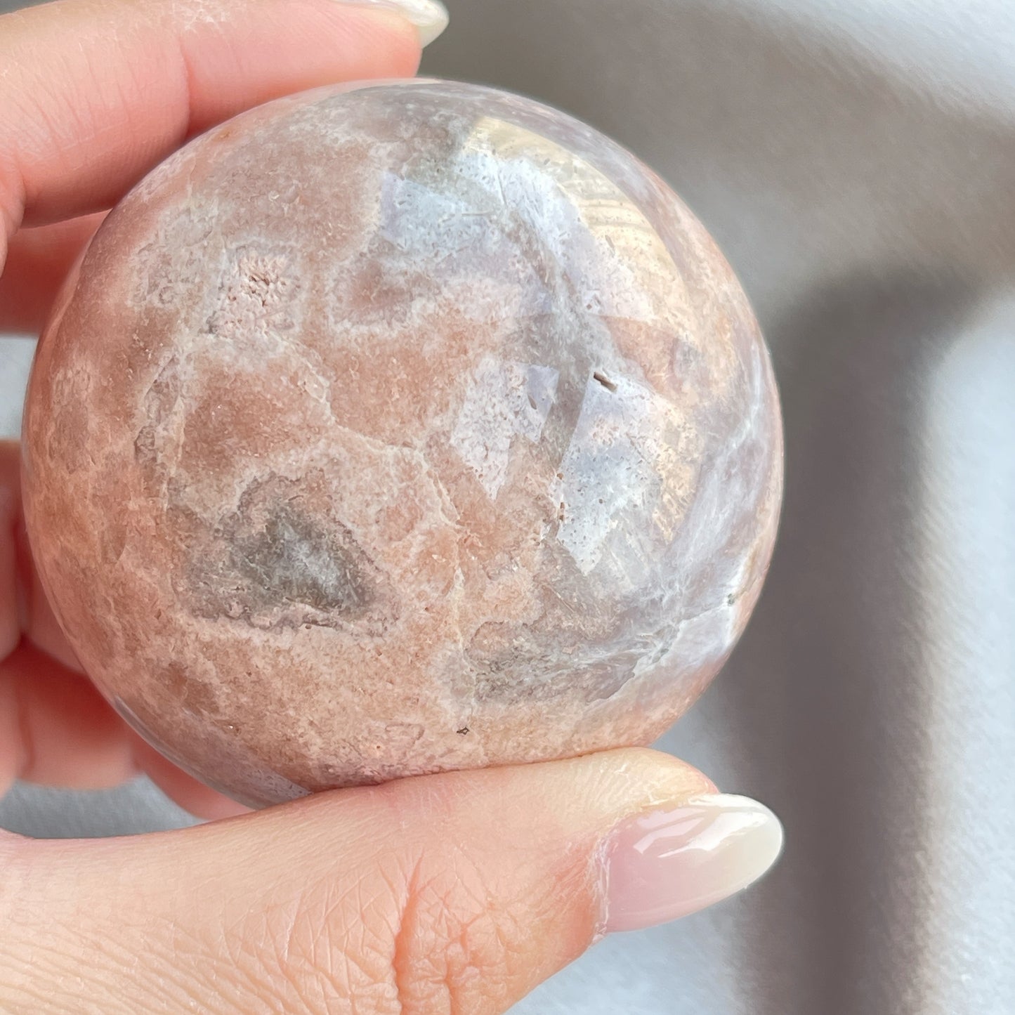 Flower Agate Sphere 櫻花瑪瑙球